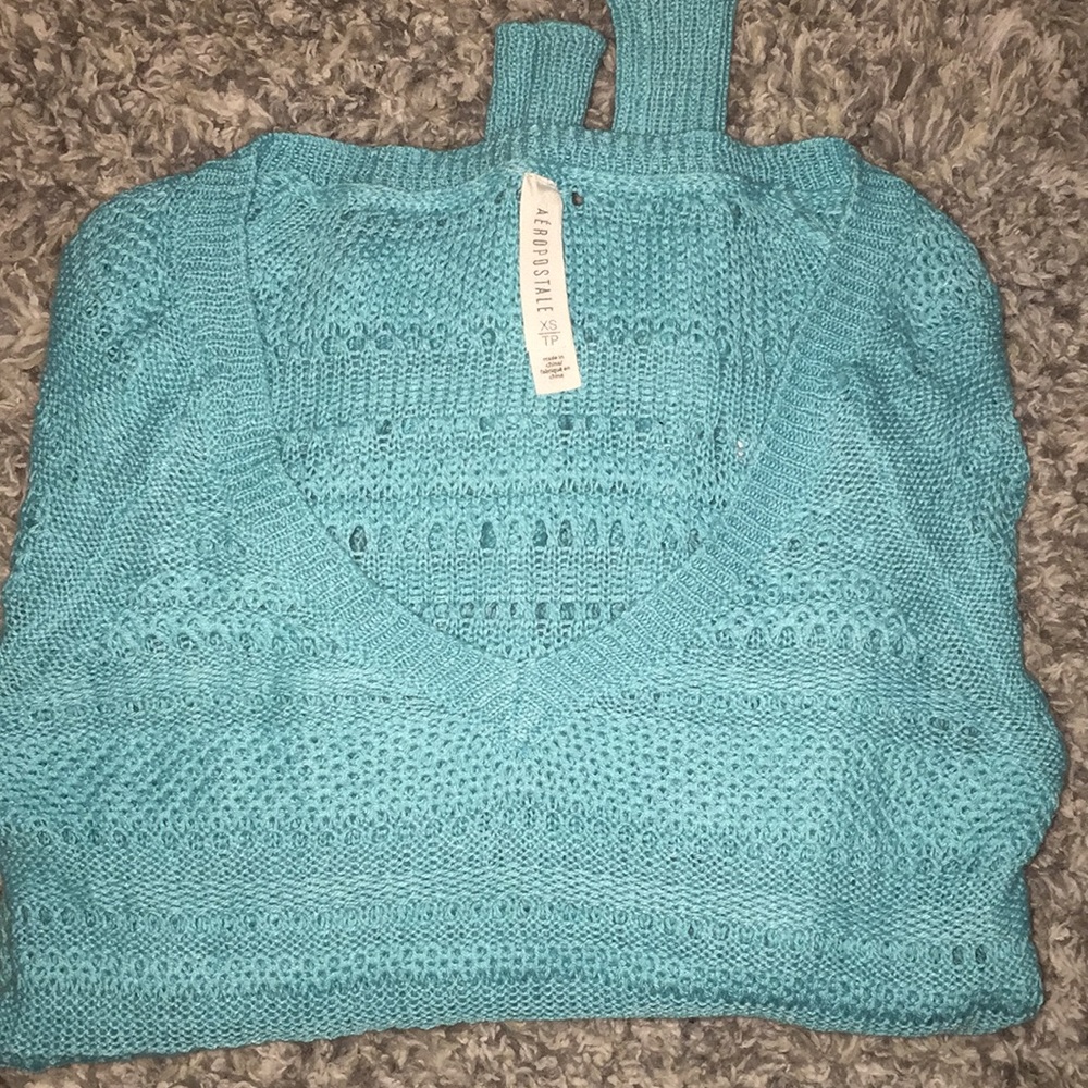 Aeropostale lightweight Lacey knit sweater